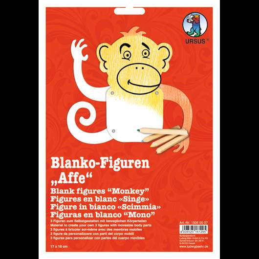 Blanco figures 350gr 17x18cm - Monkey
